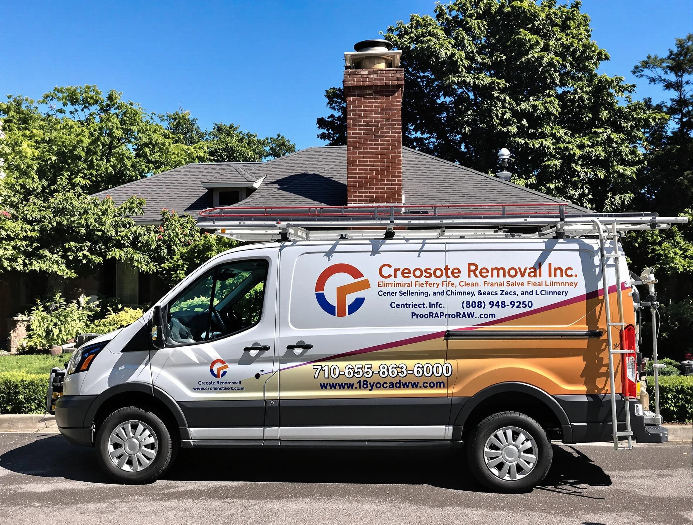 Belen Chimney Sweep technician removing creosote safely in Belen, NM