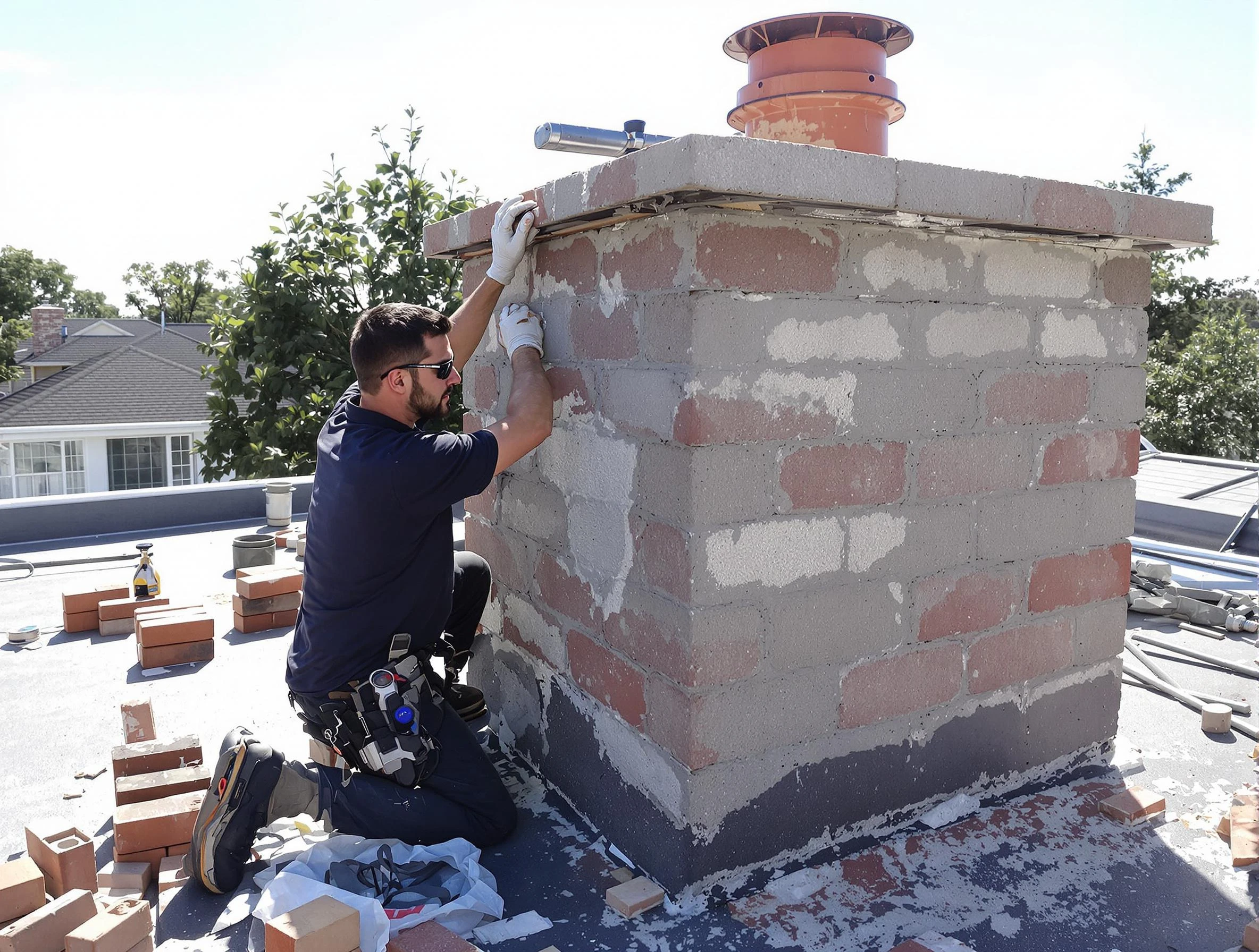 Advanced chimney repair process by Belen Chimney Sweep in Belen, NM